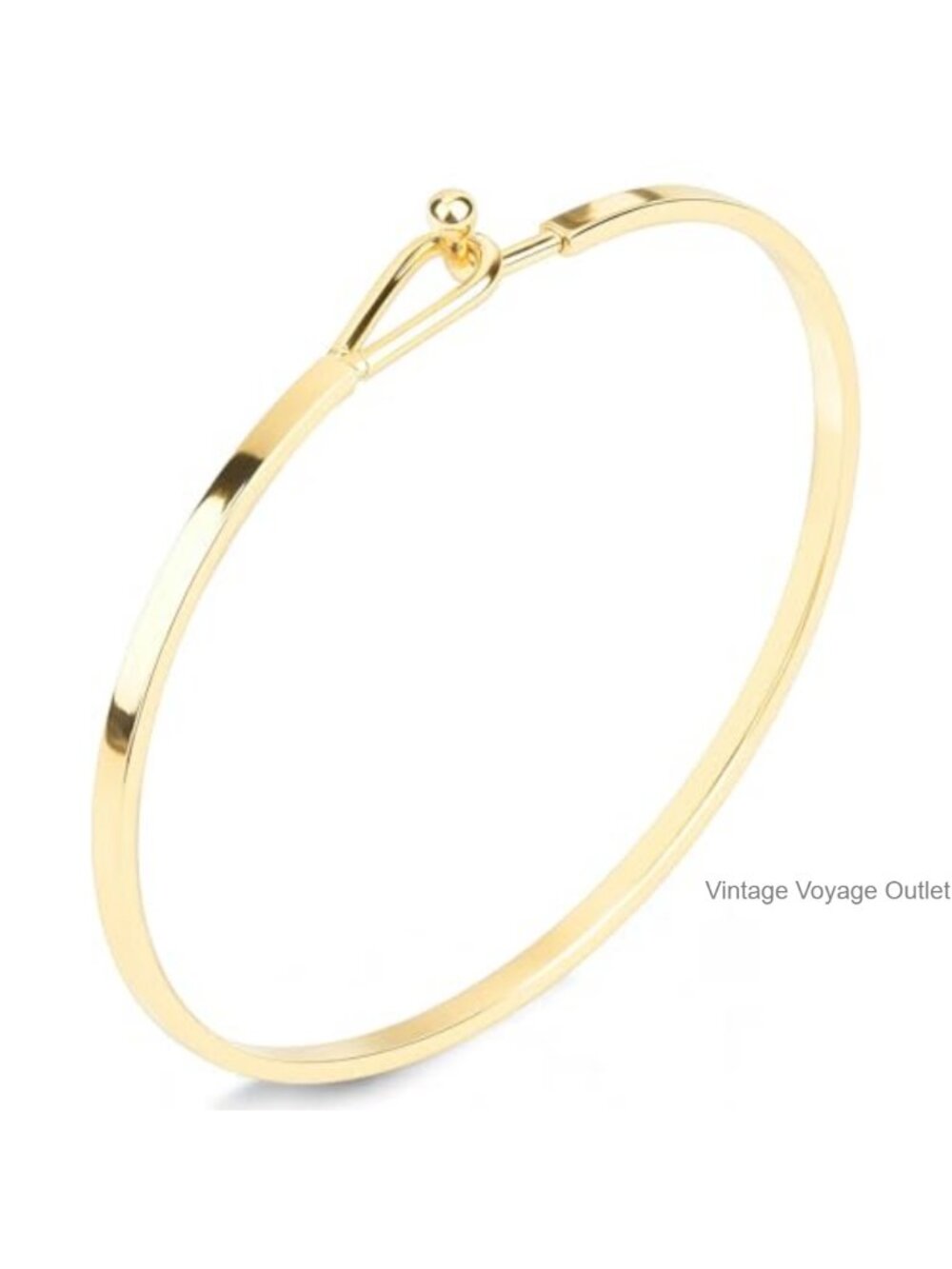 Dainty Thin Gold Plated Metal Cuff Bangle Bracelet for Women Adjustable